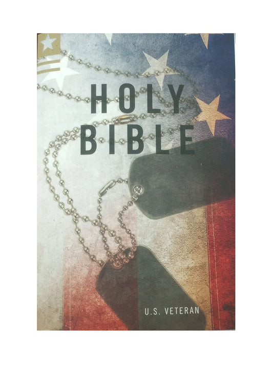 Veteran Extra-Large Print Bible - Flag (KJV)