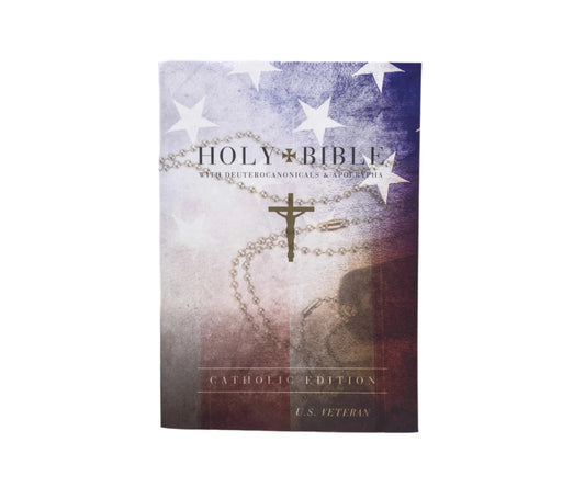 Veteran Bible Catholic (GNT - Large Print) Flag